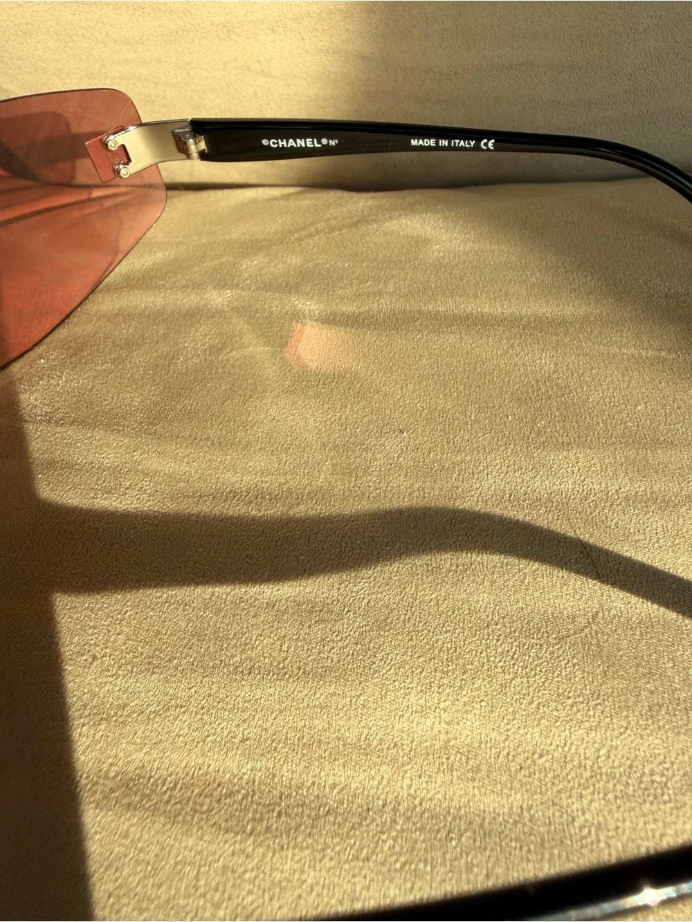 CHANEL Rose Gradient Shield Sunglasses